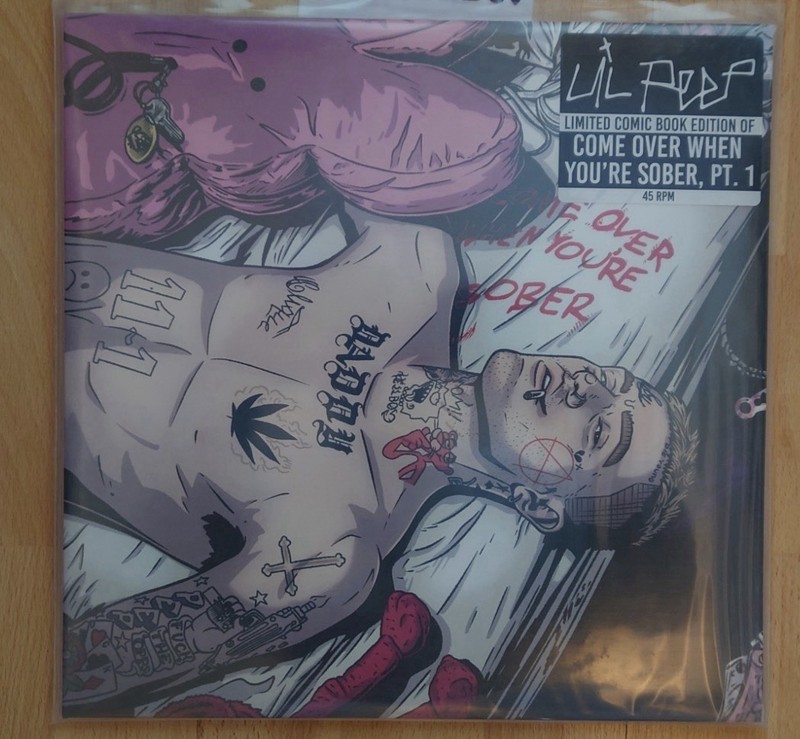Lil Peep Come Over When You’re Sober Pt. 1 Comic Book Limited Edition Vinyl LP