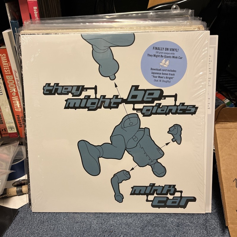 Mink Car by They Might Be Giants White Vinyl Opened But Unplayed