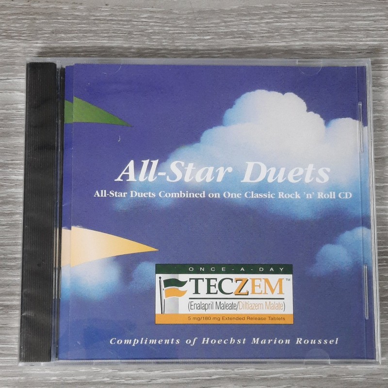 All-Star Duets CD Classic Rock Compilation Rhino Label 1998