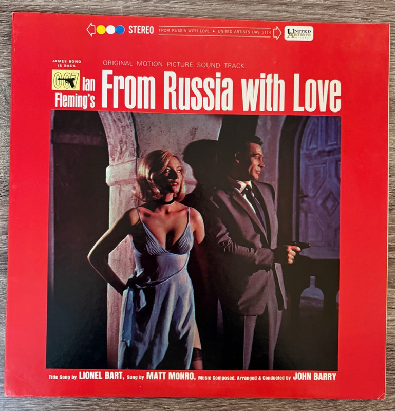 From Russian With Love Soundtrack UAS 5114 (1979 Re-issue)
