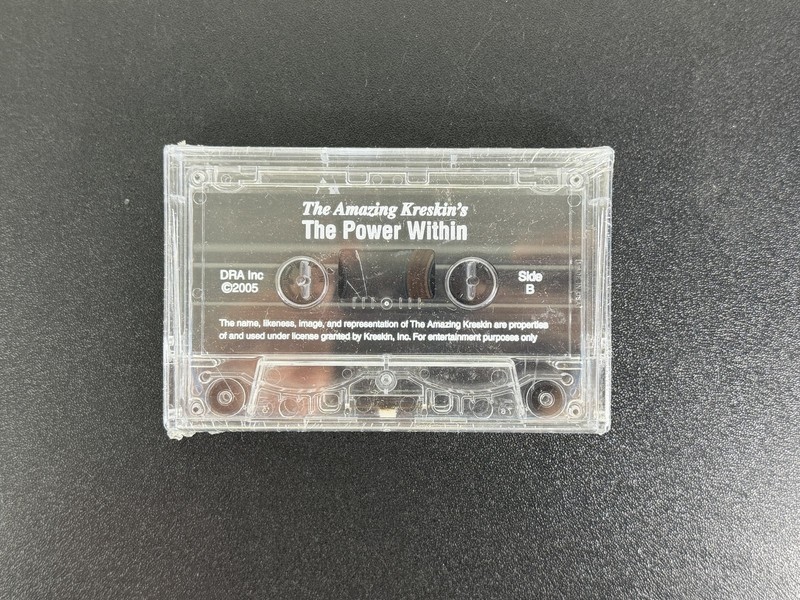 The Amazing Kreskin’s The Power Within Cassette Tape 2005 Self-Help Spoken Word