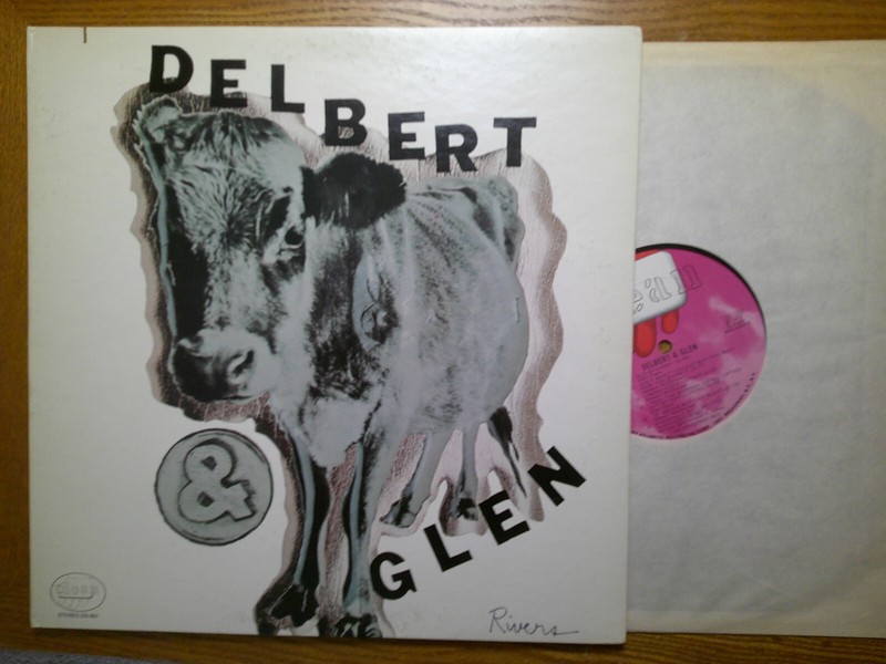 CLEAN PRIVATE LP RECORD/DELBERT & GLEN EX+ COUNTRY BLUES ROCK 1972