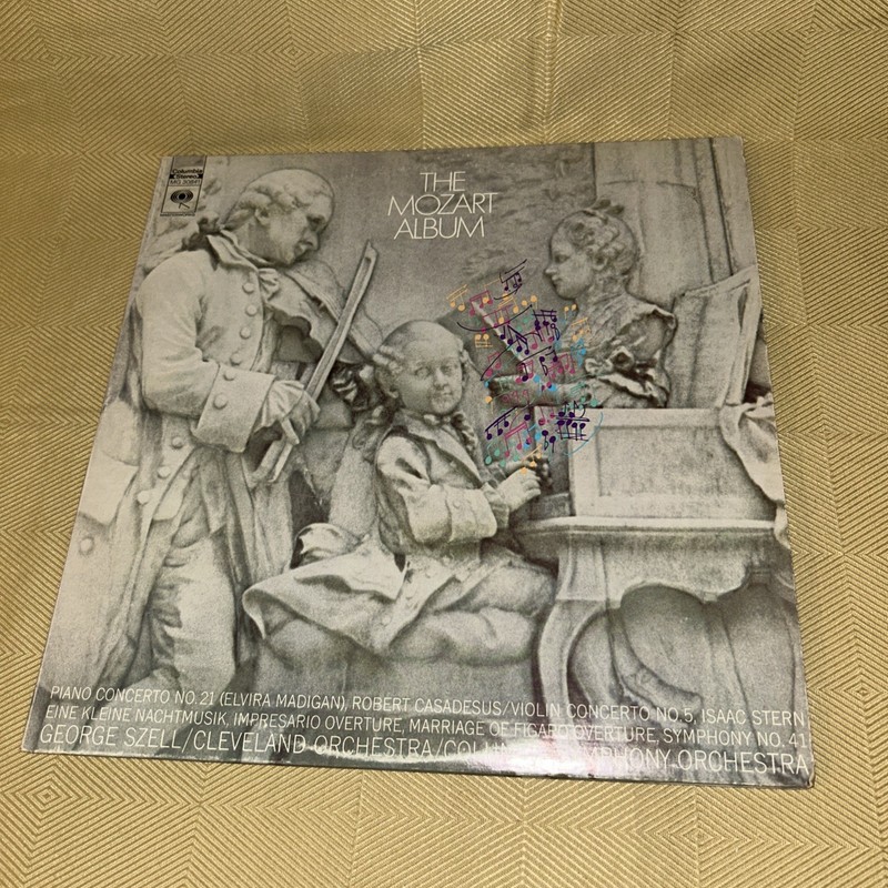The Mozart Album George Szell Cleveland Columbia Orchestra MG 30841 Lp Ex+/Ex+
