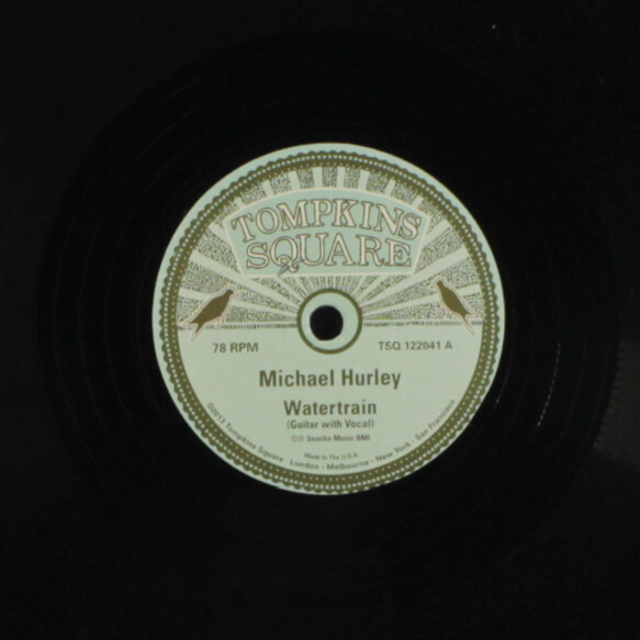 HURLEY: watertrain / black & yellow bee TOMPKINS SQUARE 10″ Single 78 RPM