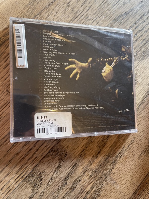 Elvis Presley - 2nd to None CD Bonus Tracks Classic Rock Sealed NEW gallery