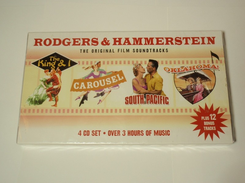 Rodgers & Hammerstein 4 CD Set Original Soundtracks: King & I, Carousel…