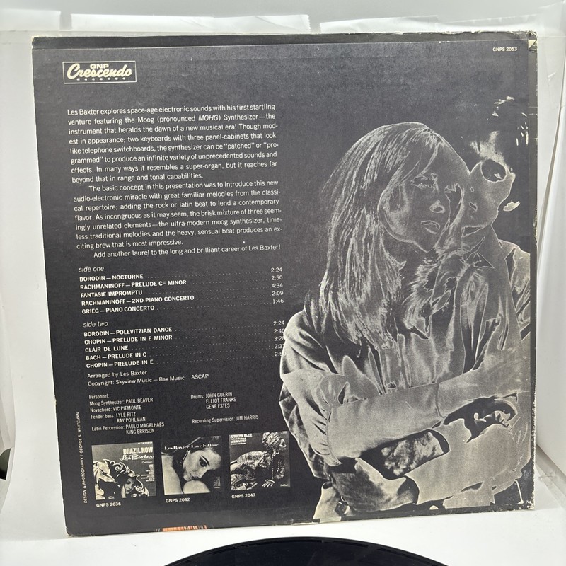 Les Baxter Moog Rock LP 1969 Electronic Latin Space Age GNPS 2053 Vinyl VG+ gallery