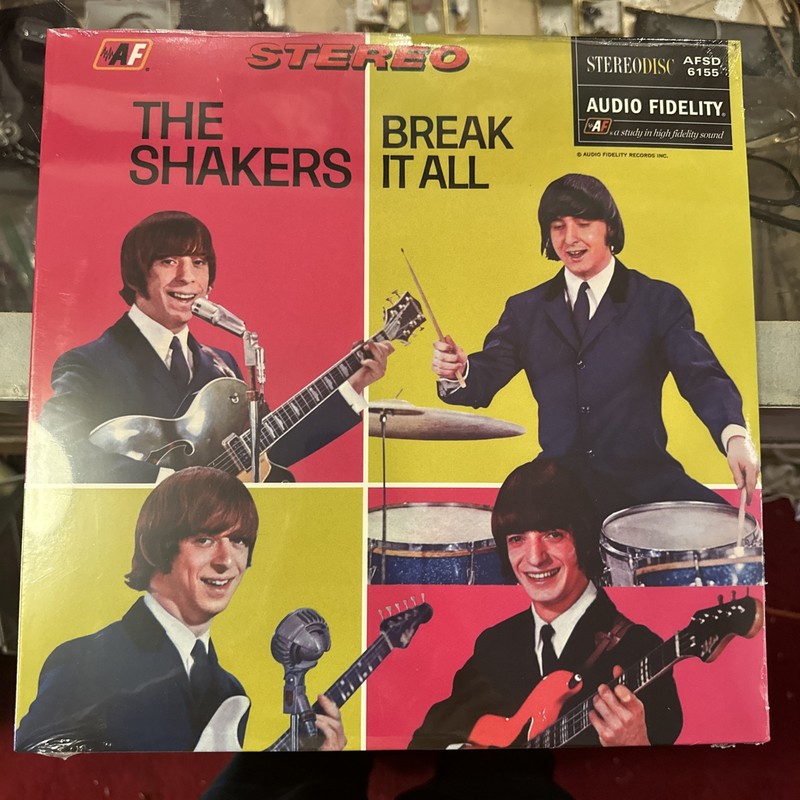The SHAKERS Break it All LP Reissue Garage Rock vinyl AFSD 6155 Uruguay Beatles