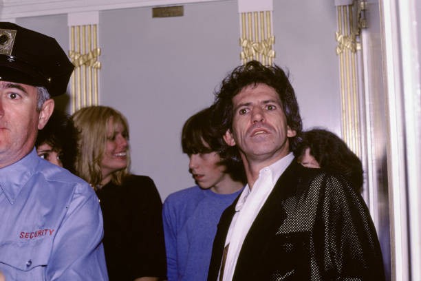 Keith Richards attends an event unspecified circa 1990s Historic Old Photo 3