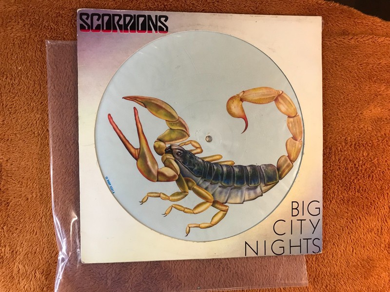 Scorpions Big City Nights Bad Boys Running Wild Picture Disc UK 1984 original!