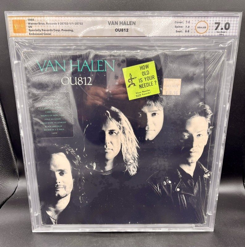 VMG 7.0 VG+ 1988 Van Jalen OU812 Music Vinyl Sealed Graded IGS