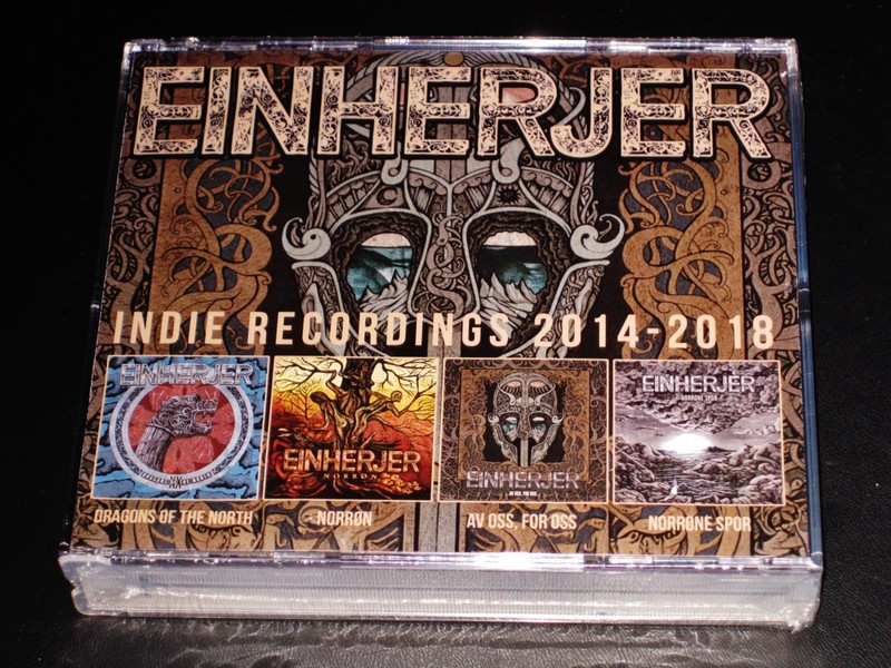Einherjer: Indie Recordings 2014-2018 4 CD Box Set – Dragons, Norron, Av Oss NEW