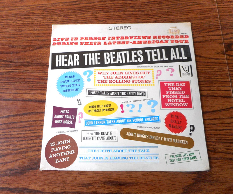 The Beatles »Hear the Beatles tell it all» Vee-Jay Lp FACTORY SEALED Pro 202