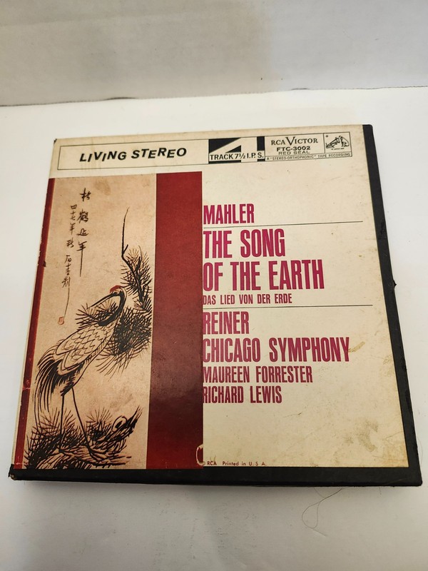 Mahler: The Song Of The Earth, Living Stereo Reel to Reel Chicago Symphony tape