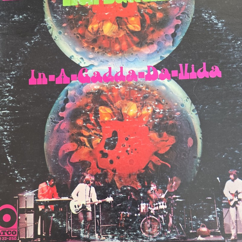 Iron Butterfly In-A-Gadda-Da-Vida 12″ Vinyl LP Stereo ATCO 1968 SD 33-250