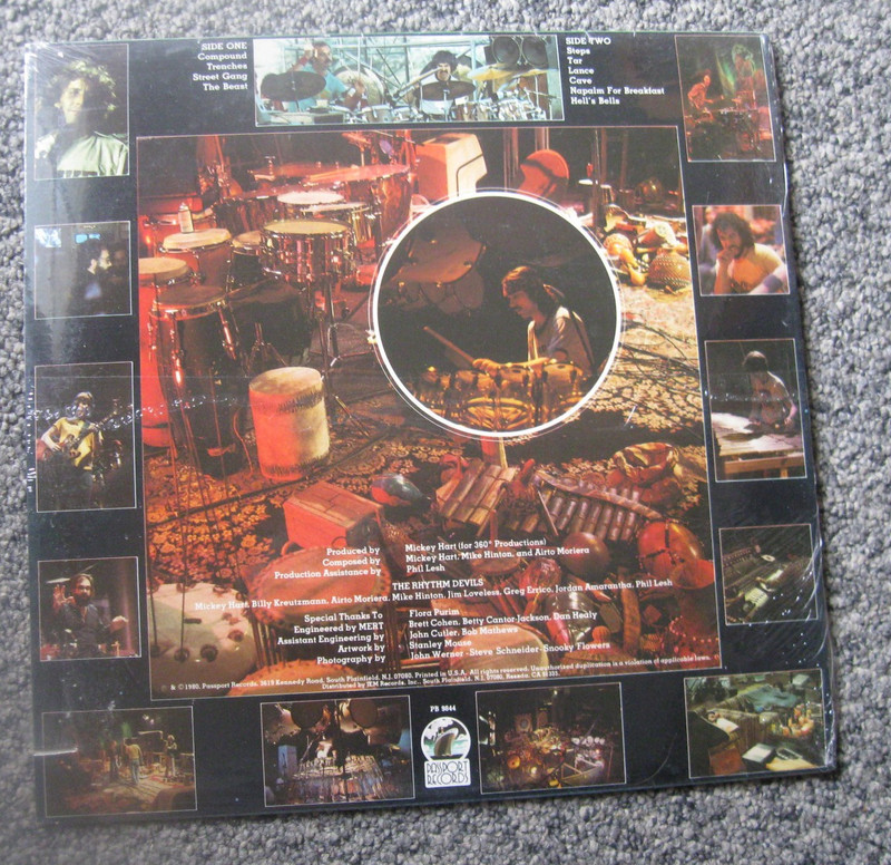 RHYTHM DEVILS "PLAY RIVER MUSIC" NEW/SEALED ORGNL VINTAGE US LP grateful dead gallery