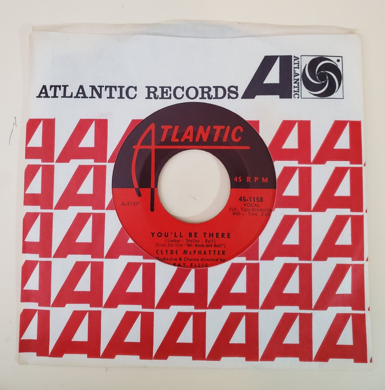 Clyde McPhatter YOU’LL BE THERE (RHYTHM & BLUES 45) #1158 PLAYS VG+ TO VG++