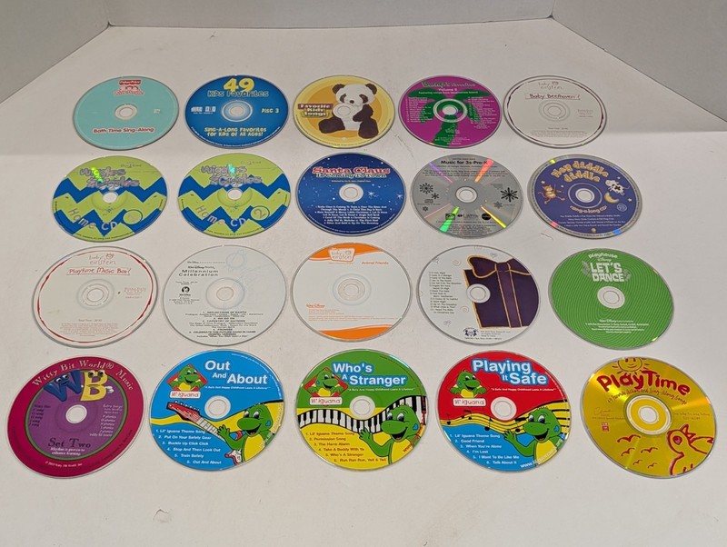 20 Loose Kids Music CDs | Sing-Alongs, Barney, Fisher Price, Disney, Christmas