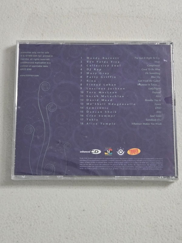 Lilith Fair 99 New Music Sampler CD 1999 Promo Alternative Rock SEALED BRAND NEW gallery