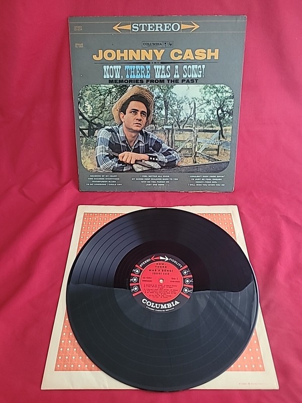 Johnny Cash Now There Was A Song LP Vinyl Record Album