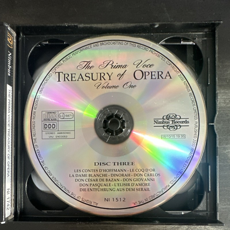 Nimbus Records Prima Voce Treasury of Opera Vol 1 Six CD Box Set Classical 2000 gallery