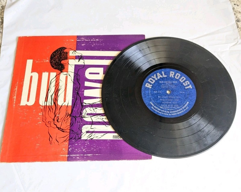 The Amazing BUD POWELL TRIO Self Titled ROYAL ROOST RLP-412 10″ mono 1953 Jazz