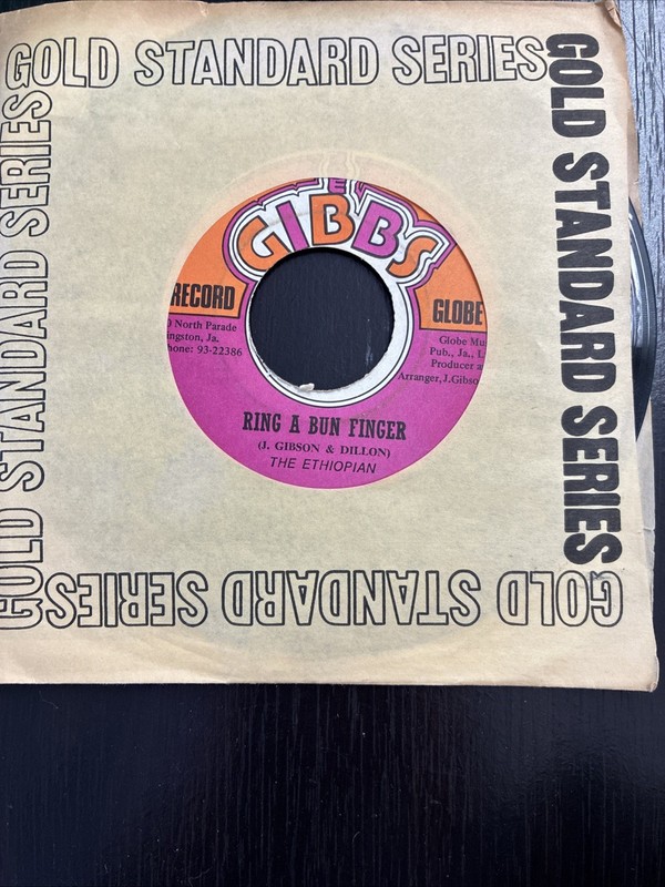 The Ethiopians ‎– ‘Ring A Bun Finger’ 7″ 1972 Reggae 45 Joe Gibbs Vinyl Jamaica