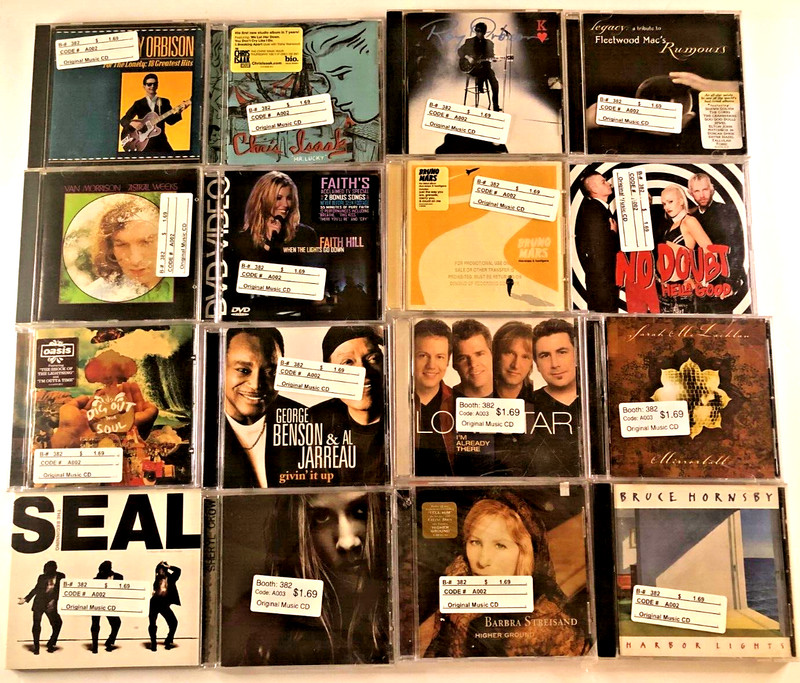 CD’s Pick Choose your own-LOT #13-Country, Rock, Rap, R&B -Combined S/H-NEW LIST