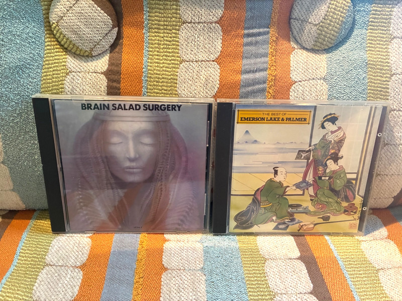 Emerson Lake & Palmer TWO CD LOT Beginning & Down The Road in VG+ cond FREE SHIP