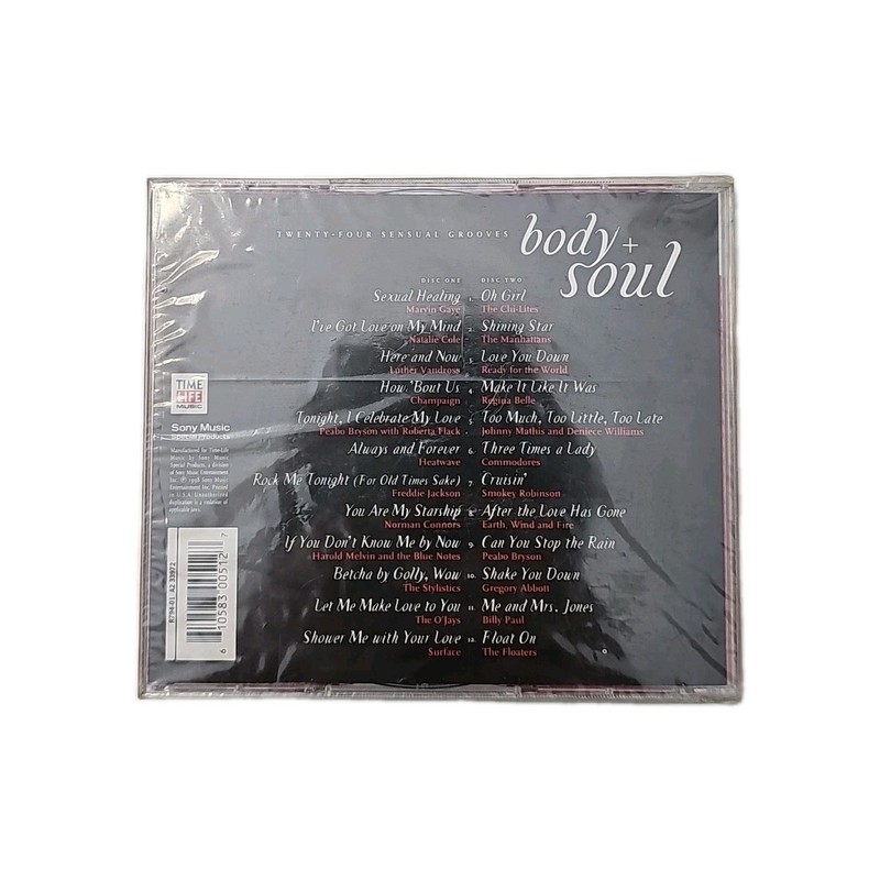 Body + Soul: Love Serenade 24 Sensual Grooves CD Time Life Body & Soul Brand New gallery