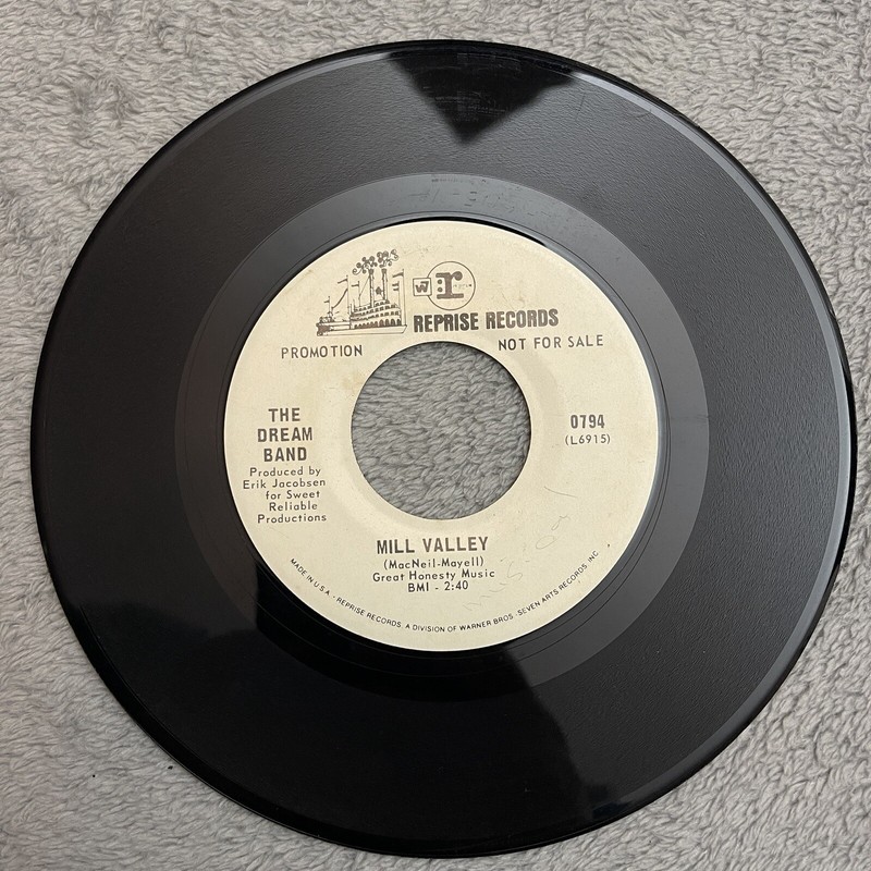 The Dream Band ‎– The Train Song / Mill Valley 45 RMP Promo Copy 0794 Reprise gallery