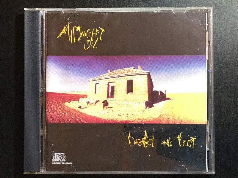 Midnight Oil : Diesel and Dust // AUDIO MUSIC CD Disc + Jewel