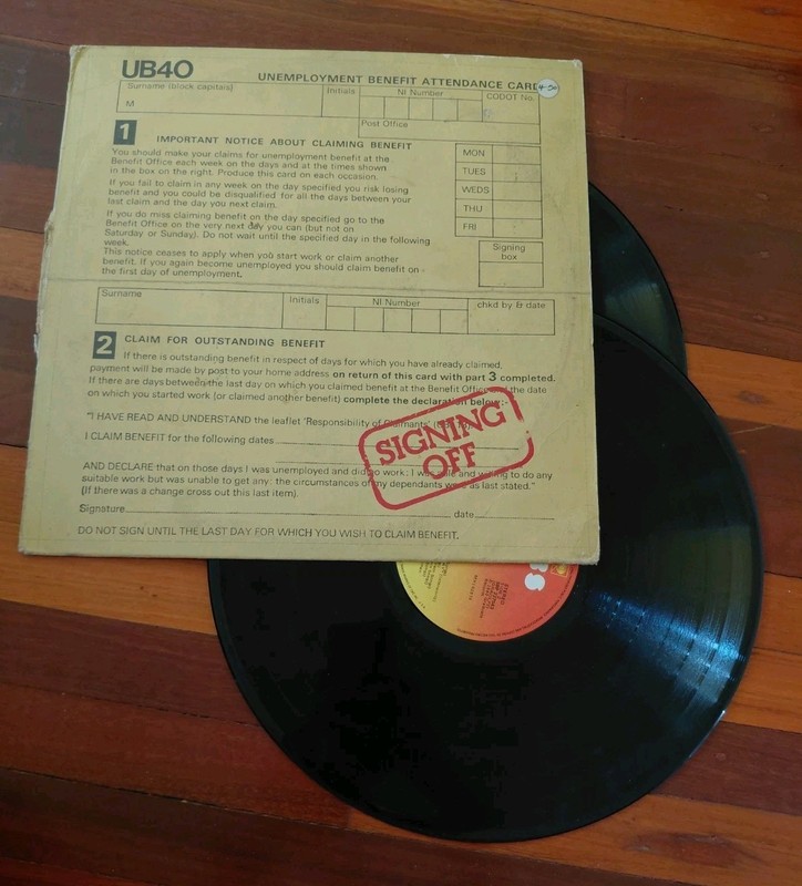 UB40 Signing Off LP Vinyl Record Album CBS Australia 1980 $4 EXPRESS