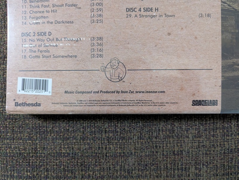 Fallout 3 Special Extended Edition Vinyl - Bethesda, Only 2500 Made, Rare New! gallery