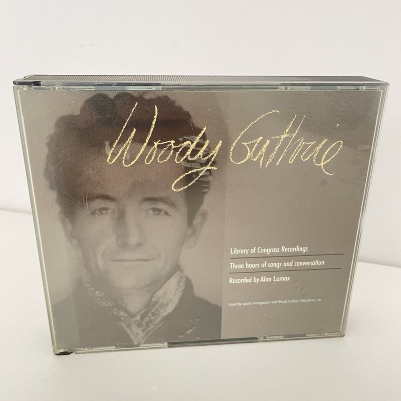 WOODY GUTHRIE Library Of Congress Recordings CD 1988 3 Disc Set Rounder Records