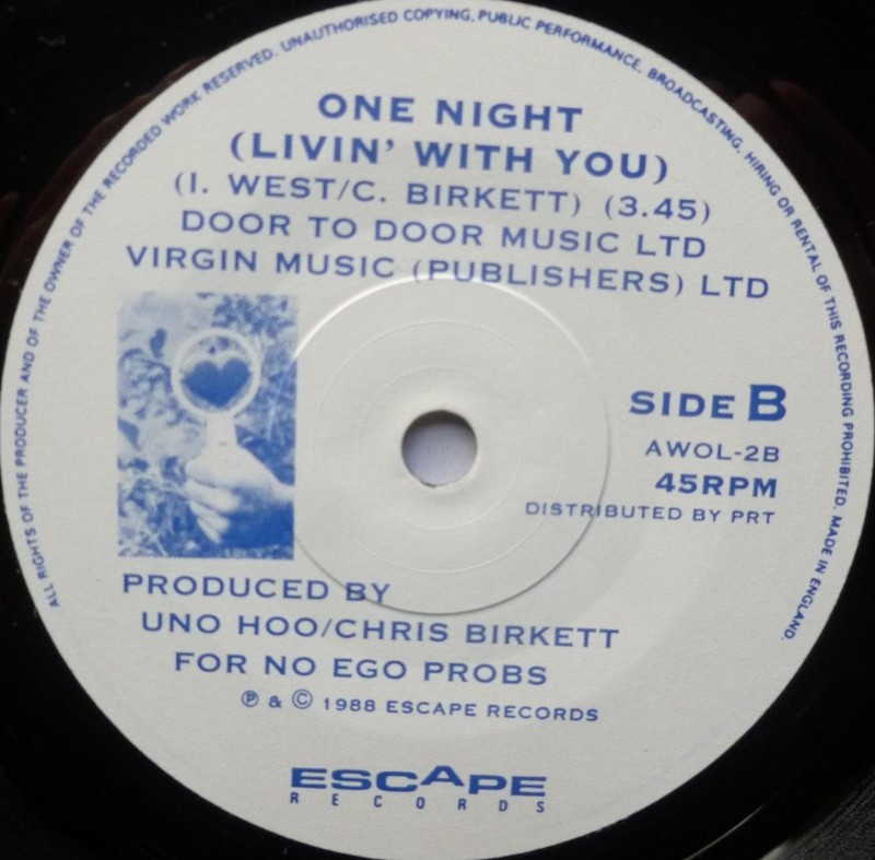 Bushbabies Lovesick 7" Escape AWOL2 EX/VG+ 1988 picture sleeve gallery