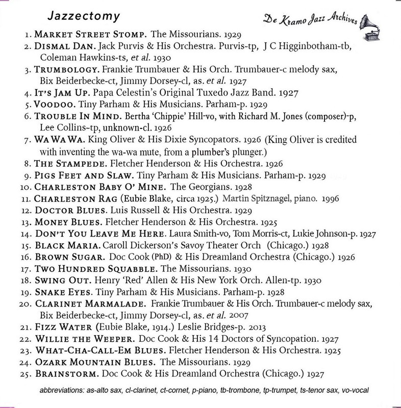SAMPLER Four Albums, Finest Hot Jazz of Roaring Twenties—Remasterered Originals gallery