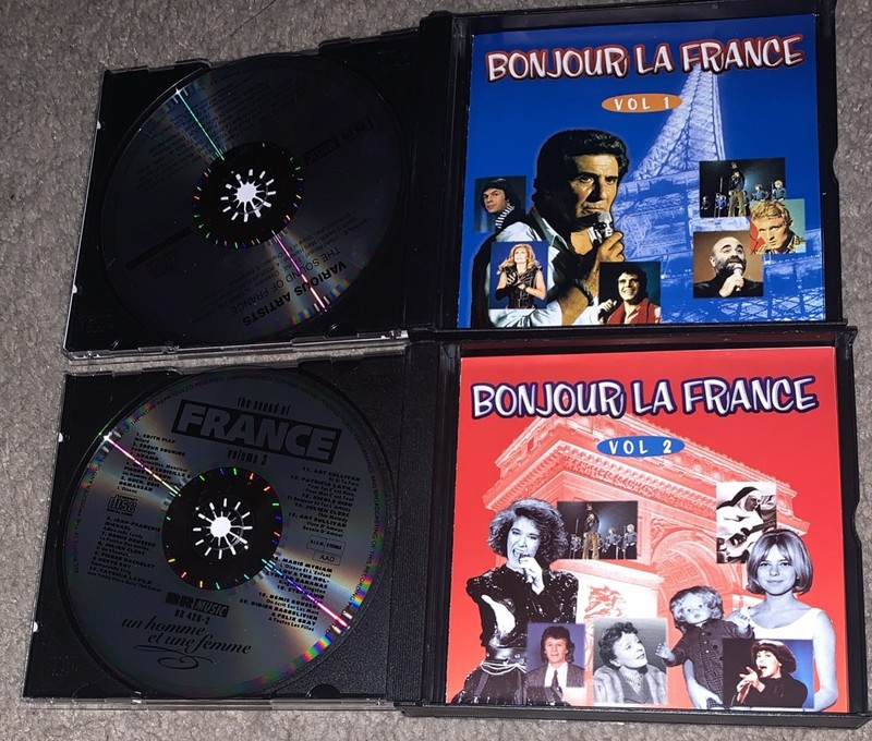 BONJOUR LA FRANCE CD’s~VOL 1 & VOL 2~(2 CD’s In Each Volume) gallery