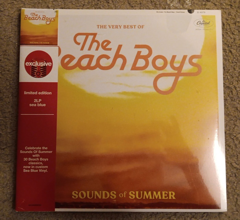 The Very Best of the Beach Boys Sounds of Summer 2LP Sea Blue Vinyl Target
