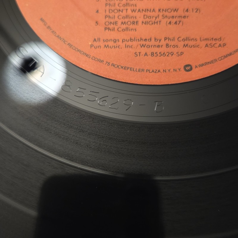 PHIL COLLINS - No Jacket Required (1985) Vinyl LP Hype Sticker Atlantic Records gallery