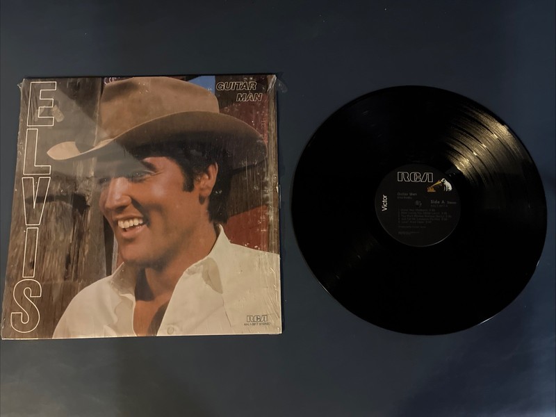 Elvis Presley Guitar Man Vinyl LP Album 1981 VG-RCA Victor AAL1-3917 OG Shrink!