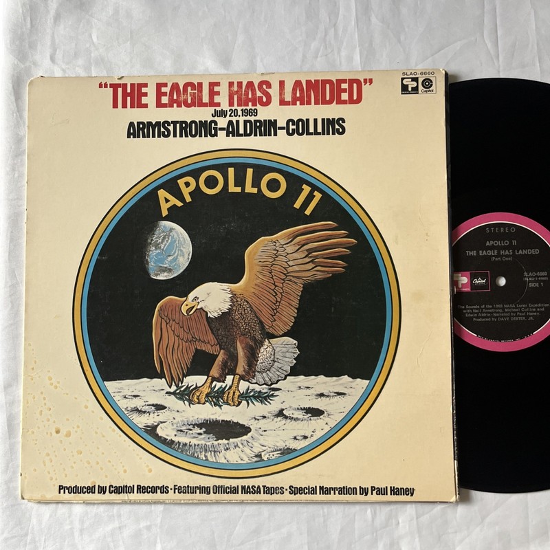 The Eagle Has Landed Vinyl LP July 20 1969 Neil Armstrong Buzz Aldrin M.Collins