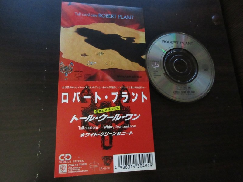 Robert Plant Tall Cool One Japan 3 inch CD Single 10SW-48 in 1988 Led Zeppelin
