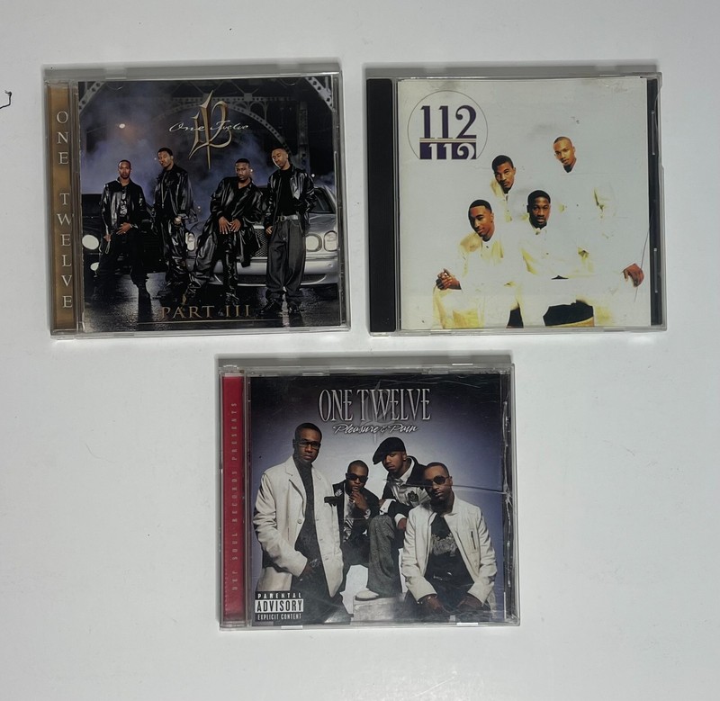 One Twelve CD Lot of 3 R&B Soul Albums 112 Part III Pleasure & Pain Self Titled