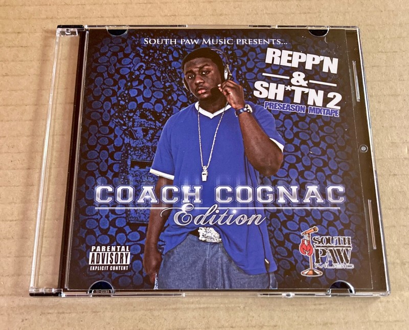 Rare CD Coach Cognac Repp’n & Sh*t’n 2 Preseason Mixtape 16 Tracks[PA] Texas Rap