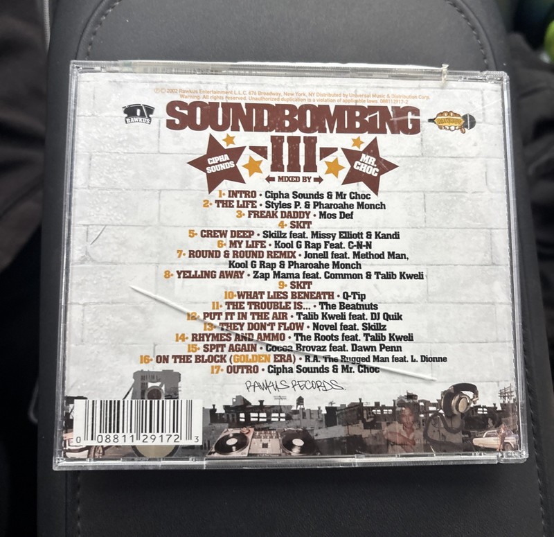 Soundbombing Vol. 3 by Various Artists CD 2002 Ft. Method Man The Roots￼ gallery
