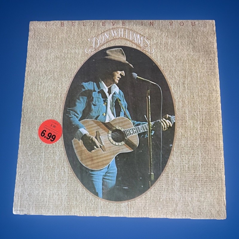 Don Williams I BELIEVE IN YOU Vinyl LP MCA 5133 In Shrink ULTRASONICALLY CLEANED