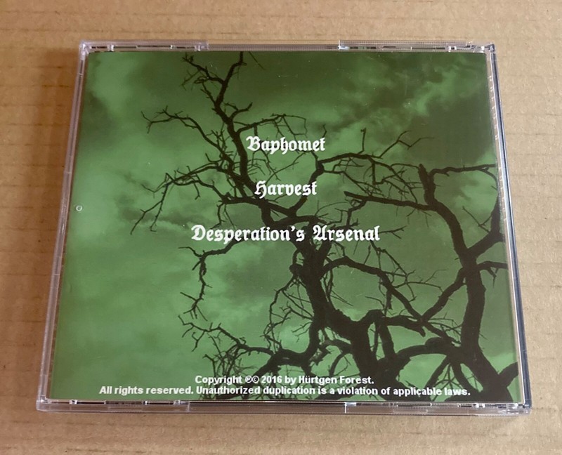 (NM) Rare CD Hürtgen Forest 2016 Self-Titled EP Fort Worth TX Doom Metal hurtgen gallery