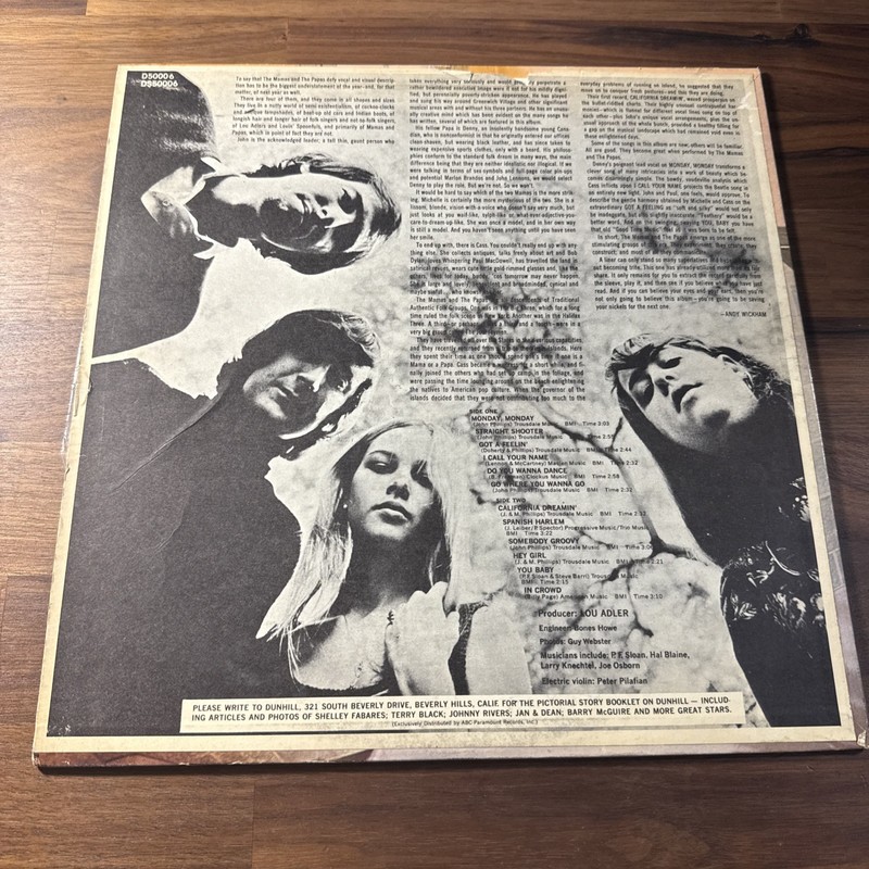 The Mamas and the Papas If You Can Believe BANNED Toilet Cover LP DS-50006 Vinyl gallery