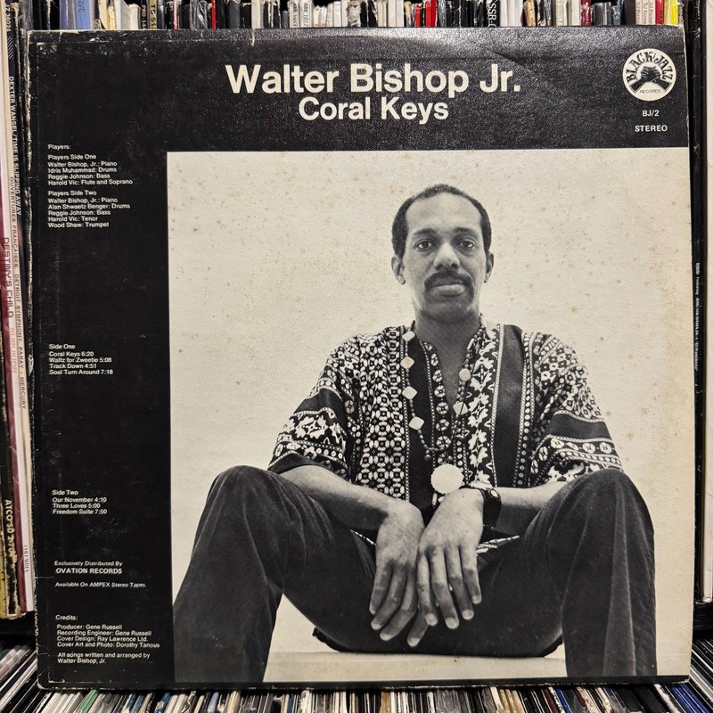 WALTER BISHOP JR. – CORAL KEYS (VINYL LP) 1971!!! RARE!!! BLACK JAZZ / BJ/2
